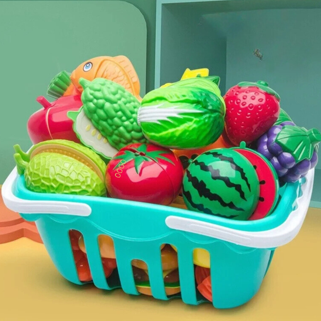 Cuttable Fruits and Vegetables Play Set