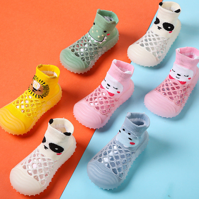 Barefoot Sock Shoes For Babies in Animal Design