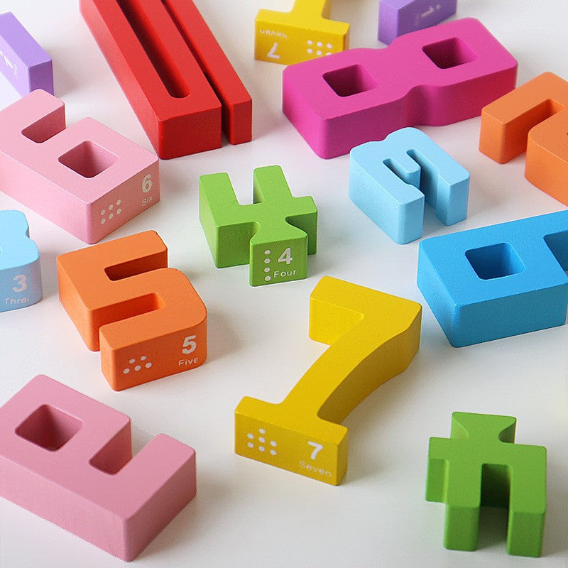 Educational Maths and Numbers Learning Blocks